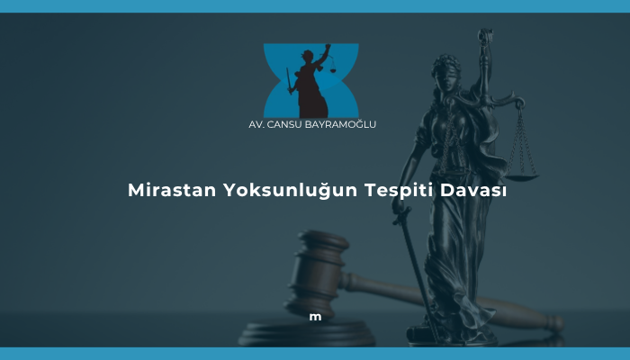 Mirastan Yoksunluğun Tespiti Davası